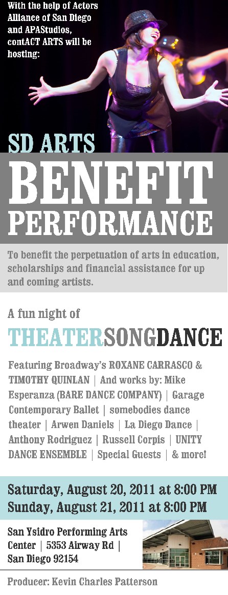 Previous Performance SD ARTS Benefit Performance